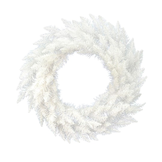 36&#x22; Sparkle White Spruce Wreath